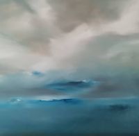 Wetter, &Ouml;l auf Leinwand, 30 x 40 cm, 2019