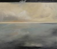 Wildes Meer, &Ouml;l auf Leinwand, 70 x 80 cm, 2021